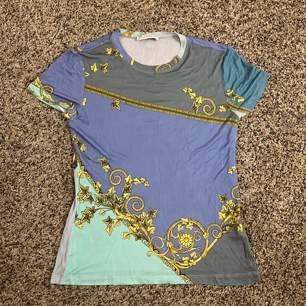 VERSACE Collection silk Knit Jersey blouse